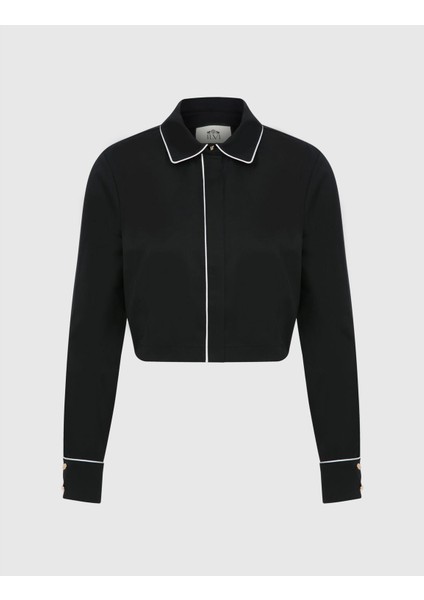 Silva Kadın Siyah Gömlek