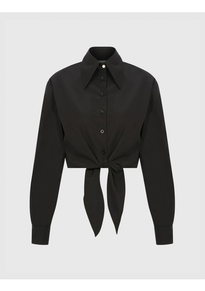 Nisku Kadın Gömlek Siyah