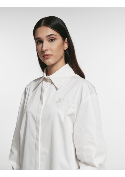 Pega Kadın Gömlek Beyaz modelleri
