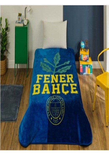 Taç Taraftar Lisanslı Tek Kişilik Battaniye (160X220) Fenerbahçe
