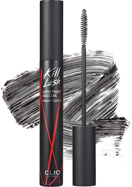 Hacimli Kıvrık Kirpik Etkisi Veren Maskara CLIO Kill Lash Superproof Mascara (02 Volume Curling)