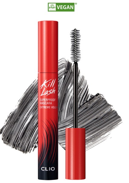 Maksimum Hacim Veren Maskara CLIO Kill Lash Superproof Mascara (04 Extreme Volume)