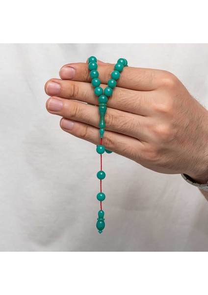 Yuvarlak Sıkma Kehribar Tesbih (BC-E265AB)