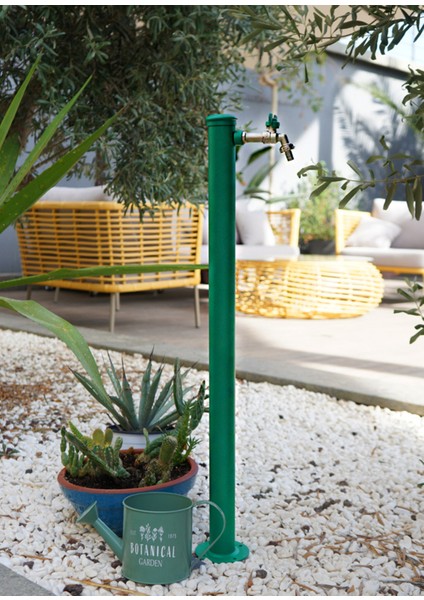 Bahçe Çeşmesi Yuvarlak Açık Yeşil 5*17*86cm fiyatları