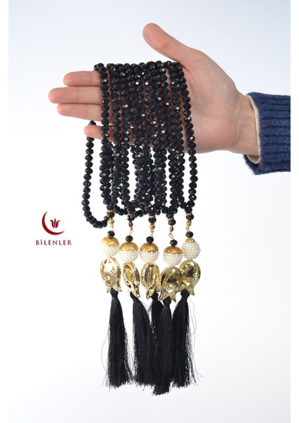 Hediyelik Mevlitlik Kristal Tesbih 99'lu Lale Imameli 1 Adet fırsatları