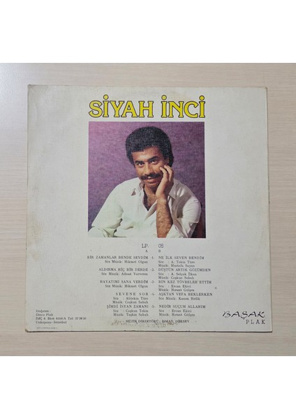 Siyah Inci - Sevene Sor - 1982 - Dönem Baskı Plak - Longplay - Lp fiyatları