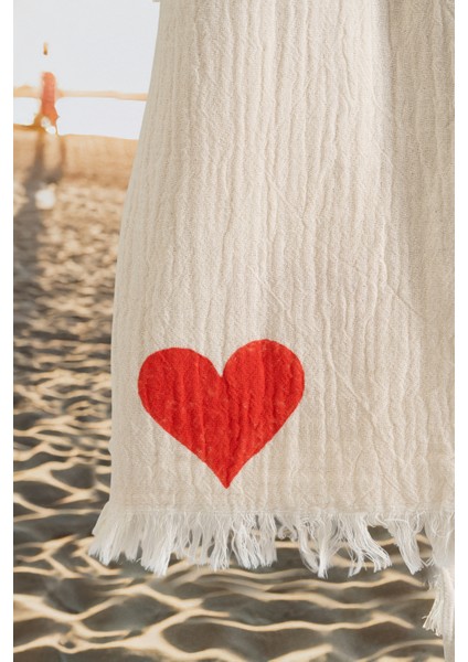 %100 Organik, El Işçiliği Taş Baskı Garson Boy Bornozu - Lovely modelleri