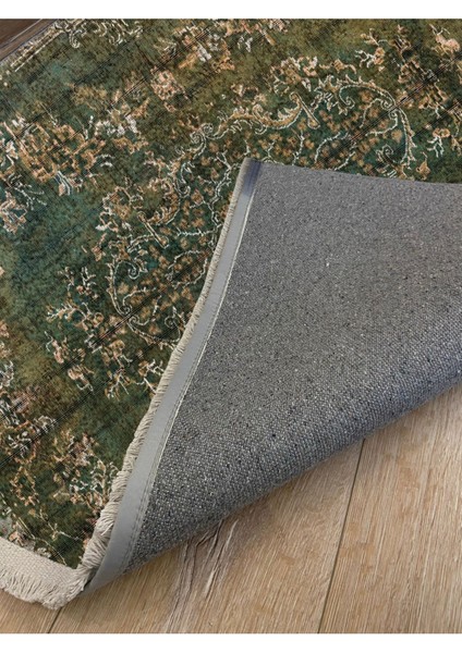 Mars 2177 Eskitme Desenli Yıkanabilir Kaymaz Tabanlı Salon Halısı, Koridor ve Mutfak Halısı fırsatları