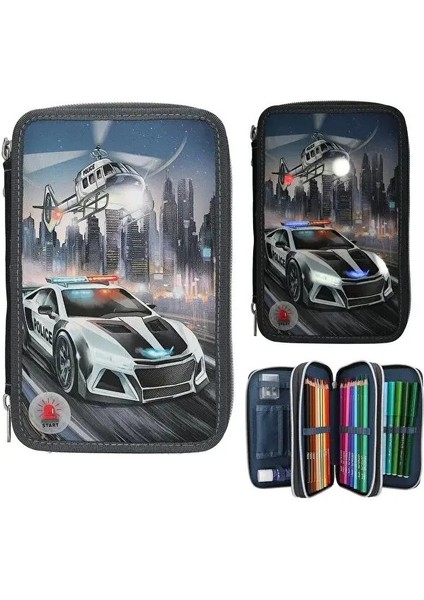 LED Işıklı Dolu Kalem Kutu 413333