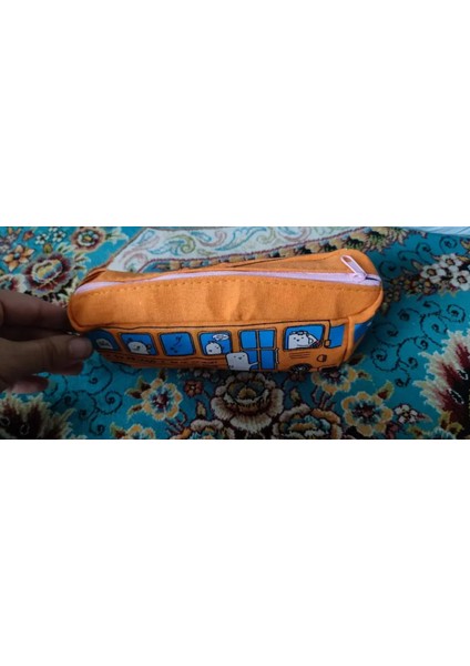 1 Adet / Otobüs Kalem Kutusu Kırmızı Büyük Kapasiteli Okul Otobüsü indirimleri