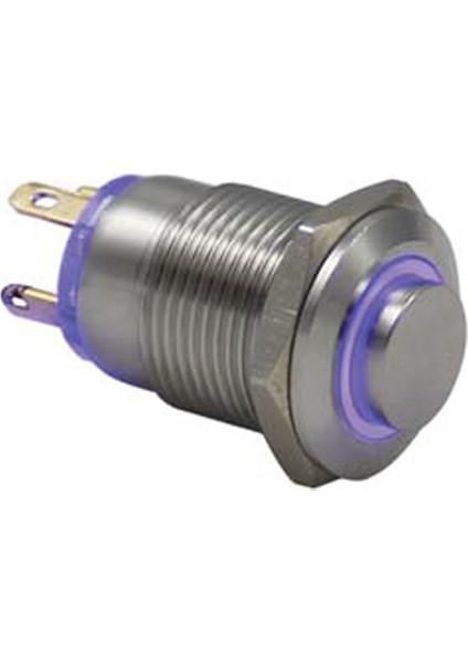 12MM Ledli Metal Buton Yaylı