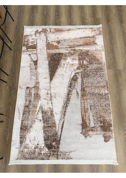 MARS16 Fırça Desenli Yıkanabilir Kaymaz Pamuk Tabanlı Salon Halısı, Koridor ve Mutfak Halısı indirimleri