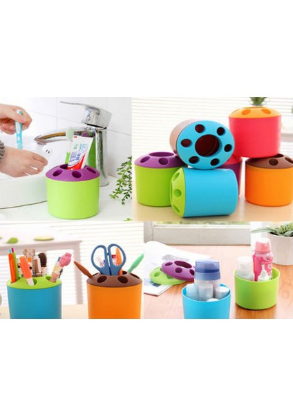 Çok Amaçlı Diş Fırçalık ve Kalemlik modelleri