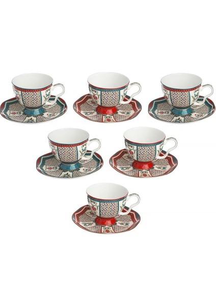 Lucky Art Liora Bone 6 Lı Cay Fıncanı Setı fiyatları