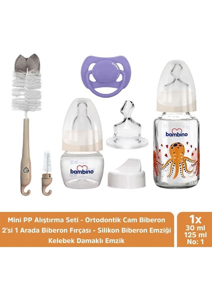 Bebekler Için Sevimli Hoşgeldin Paketi, Beyaz Renkli ve Tatlı Detaylar