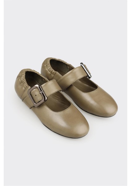 Haki Deri Kadın Günlük Ayakkabı fiyatları