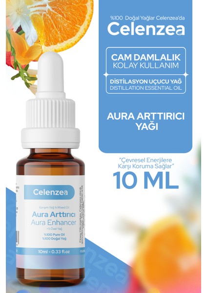 Flowy Aura Arttırıcı Doğal Özel Bakım Yağı %100 Saf Karışım Aura Enhancer Mixed Oil 10 ml