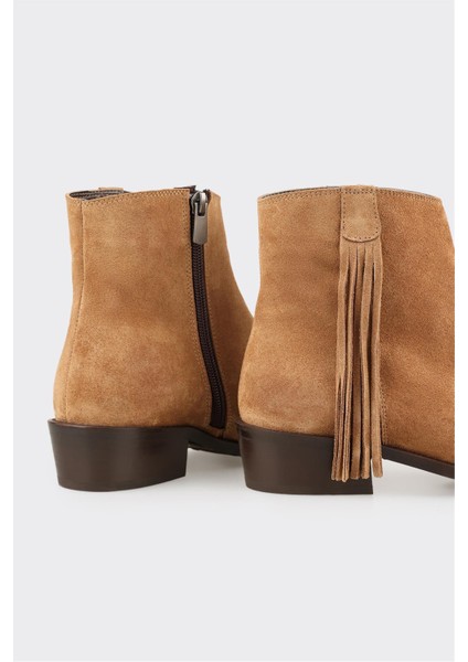 Taba Deri Kadın Klasik Bot fırsatları