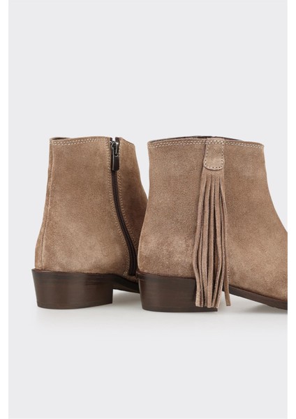 Vizon Deri Kadın Klasik Bot fırsatları