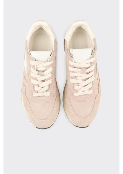 Bej Deri Kadın Spor Ayakkabı fırsatları