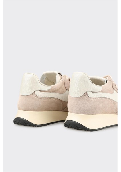 Bej Deri Kadın Spor Ayakkabı indirimleri