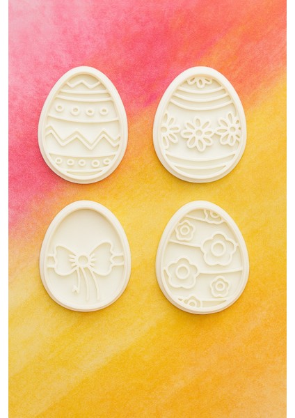 Paskalya Yumurta Desenli Kurabiye Kalıbı Seti – Şeker Hamuru ve Oyun Hamuru Kalıbı 4’lü fiyatları