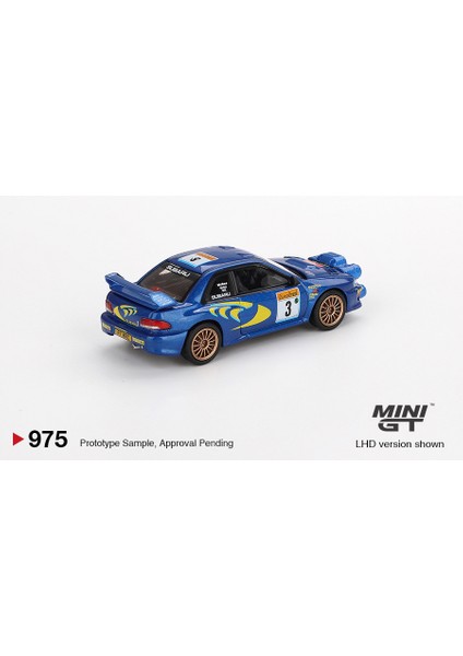 975 1/64 Subaru Impreza WRC98 1998 Rally Monte-Carlo 3rd Place #3 modelleri