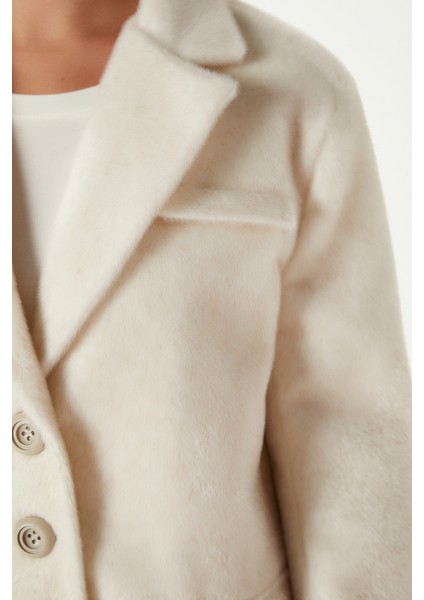 Kadın Tylor Krem Suni Kürk Ceket fiyatları