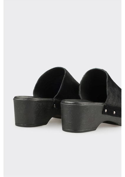 Siyah Deri Kadın Terlik fırsatları