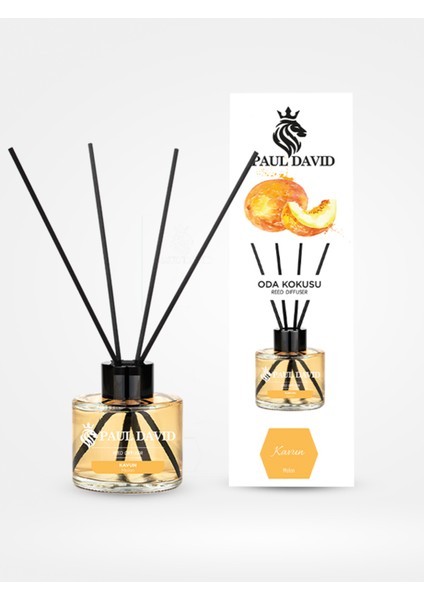 Kavun Yüksek Koku Yayılımlı Dekoratif Bambu Çubuklu Oda Kokusu 145 ml