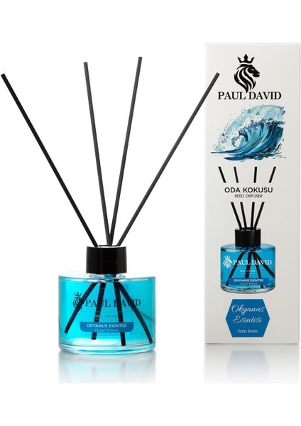 Okyanus Esintisi Yüksek Koku Yayılımlı Dekoratif Bambu Çubuklu Oda Kokusu 145 ml