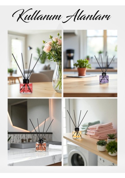 Kavun & Menekşe Yüksek Koku Yayılımlı Dekoratif Bambu Çubuklu Oda Kokusu 145 ml indirimleri