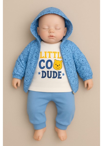 Laura Baby Erkek Bebek Yağmurluklu 3 Lü Alt Üst Takım fiyatları