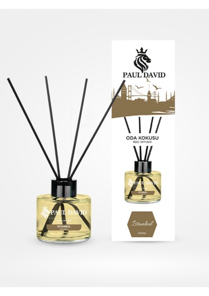 Istanbul Yüksek Koku Yayılımlı Dekoratif Bambu Çubuklu Oda Kokusu 145 ml