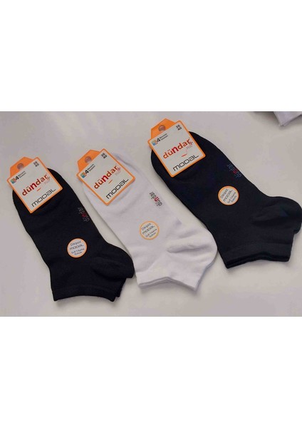 Dündar Plus Modal Dikişsiz Patik Bilek Boy Unisex Çorap – 12 Çift (36-40 Numara) Karışık Renk indirimleri