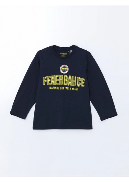 Lcw Kids Lacivert Bisiklet Yaka Fenerbahçe Baskılı Erkek Çocuk Pijama Takımı fırsatları