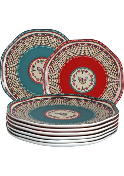 Lucky Art Liora Bone 27CM 6 Lı Tabak Seti fiyatları