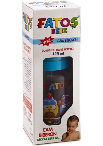 Mavi Cam Biberon 125 Ml, Sağlıklı ve Güvenli Beslenme Için Ideal Seçim