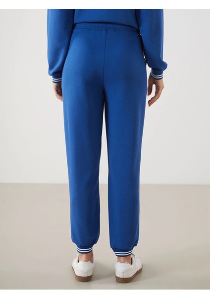 Lcwaıkıkı Classic Mavi Beli Lastikli Kadın Jogger Eşofman Altı fırsatları
