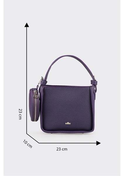 Mor Kadın El Çantası