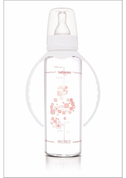 Bebek Için 240 ml Dayanıklı Cam Biberon, Sağlıklı ve Güvenli Kullanım Sağlar