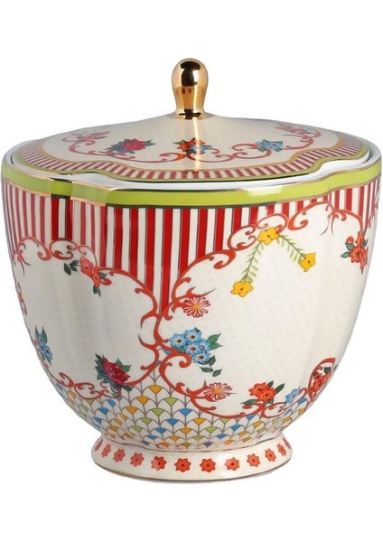 Lucky Art Fiora Bone Kavanoz 14CM