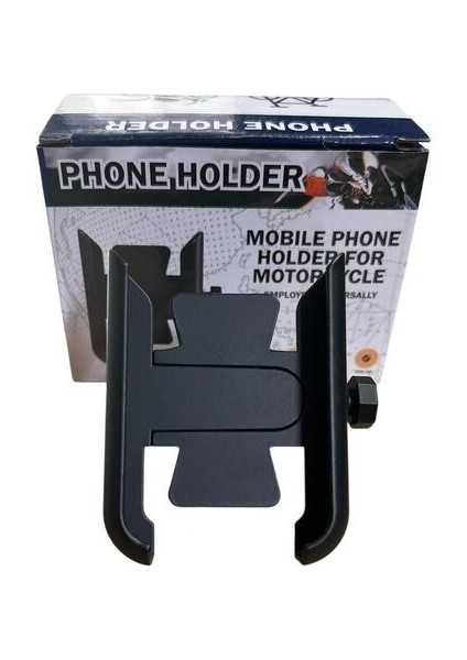 Motosiklet Telefon Tutucu (Demir-Ayna Tutucu)