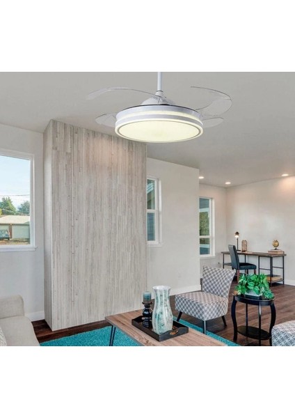 Teknikerelektrik Cata CT-3003 Basel Dimlenebilir 3 Renk Ledli Tavan Vantilatörü fiyatları