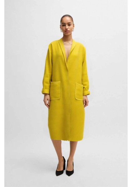 Astarsız Kapamasız Keçe Kaban