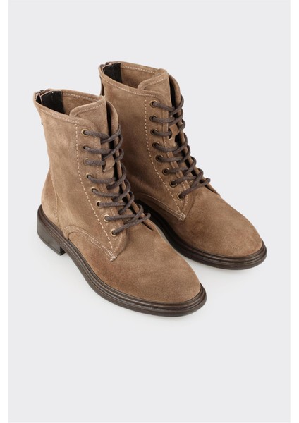 Bej Deri Kadın Günlük Bot fiyatları