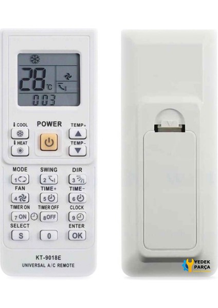 Aux Uyumlu YKR-H/102E Klima Kumandası
