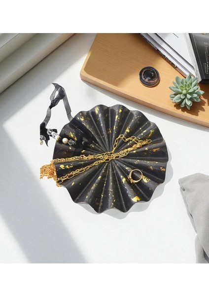 Dalga Formlu Dekoratif Takı, Küçük Obje ve Aksesuarlar Için Şık Sunum Tabağı modelleri