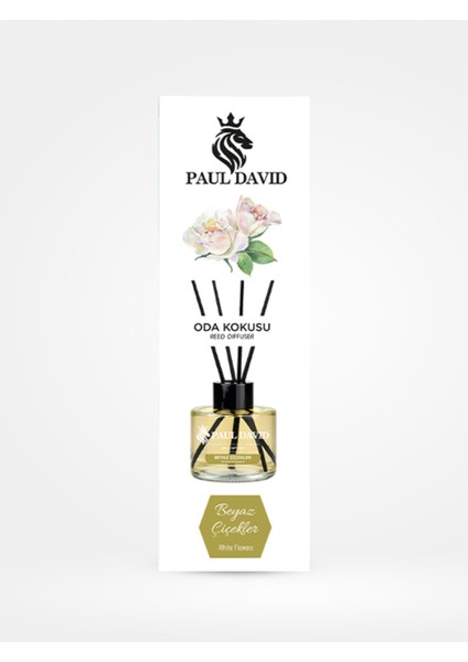 Beyaz Çiçekler Yüksek Koku Yayılımlı Dekoratif Bambu Çubuklu Oda Kokusu 145 ml fiyatları