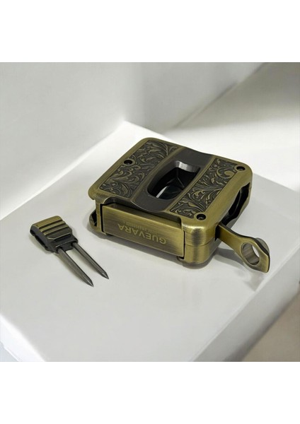 3 Fonksiyonu Puro Kesici Delici ve Tutucu Iğne Bronz modelleri